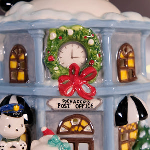 Pochacco's Post Office Ceramic Candle House Home Goods Blue Sky Clayworks