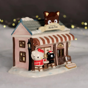 Chococat's Chocolate Chalet Ceramic Candle House Home Goods Blue Sky Clayworks