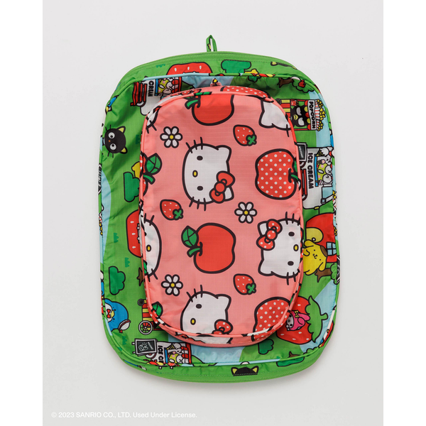 Hello Kitty and Friends x Baggu Packing Cube Set (Apples + Friends)