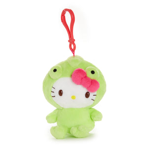 Hello Kitty Chameleon Plush Mascot Clip (Tropical Animal Series) Plush NAKAJIMA CORPORATION