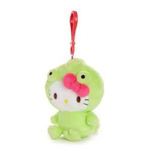 Hello Kitty Chameleon Plush Mascot Clip (Tropical Animal Series) Plush NAKAJIMA CORPORATION