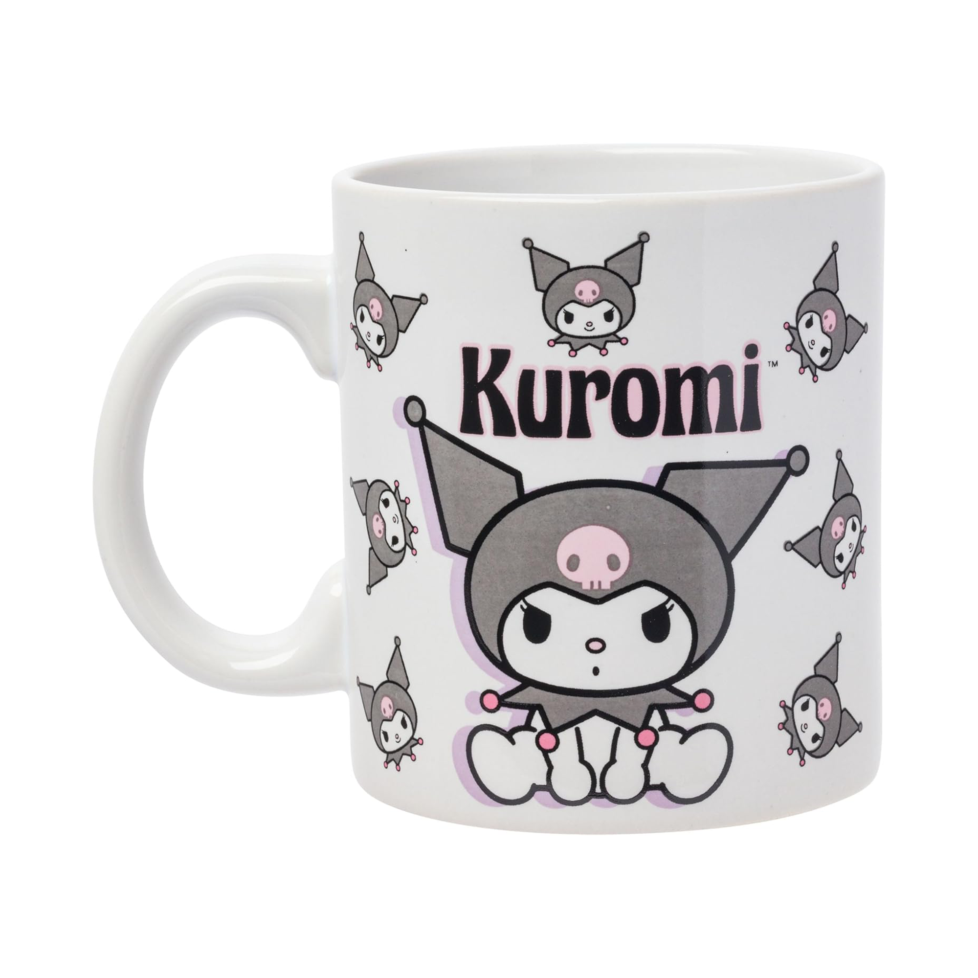 Kuromi All-Over Print Mug (Poses) Home Goods Silver Buffalo LLC   