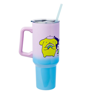 Hello Kitty and Friends 40oz Stainless Steel Travel Tumbler (Rainbow) Home Goods Silver Buffalo