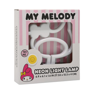 My Melody Silhouette Neon Light Lamp Home Goods Silver Buffalo LLC   