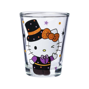 Hello Kitty Mini Glass 4-Piece Set (Halloween Costume) Seasonal Silver Buffalo