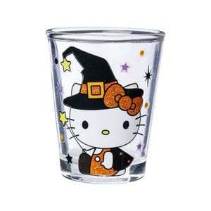 Hello Kitty Mini Glass 4-Piece Set (Halloween Costume) Seasonal Silver Buffalo