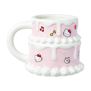Hello Kitty Ceramic Mug (Birthday Cake) Home Goods Silver Buffalo