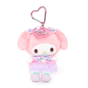 My Melody Pink Rose Plush Mascot Keychain (50th Anniv. Series) Accessory Global Original