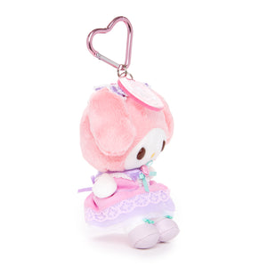 My Melody Pink Rose Plush Mascot Keychain (50th Anniv. Series) Accessory Global Original