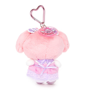 My Melody Pink Rose Plush Mascot Keychain (50th Anniv. Series) Accessory Global Original