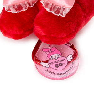 My Melody Red Bow Plush Mascot Keychain (50th Anniv. Series) Accessory Global Original