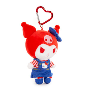 Kuromi Plush Mascot Keychain (Sanrio Friends Cosplay Series - Hello Kitty) Accessory Global Original