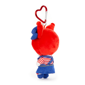 Kuromi Plush Mascot Keychain (Sanrio Friends Cosplay Series - Hello Kitty) Accessory Global Original