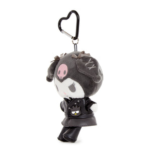 Kuromi Plush Mascot Keychain (Sanrio Friends Cosplay Series - Badtz-maru) Accessory Global Original
