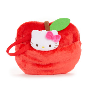 Hello Kitty Mini Pouch with Reel (5 Apples Tall Series) Accessory NAKAJIMA CORPORATION