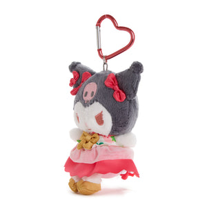 Kuromi Plush Mascot Keychain (Strawberry News 50th Anniversary) Accessory Global Original