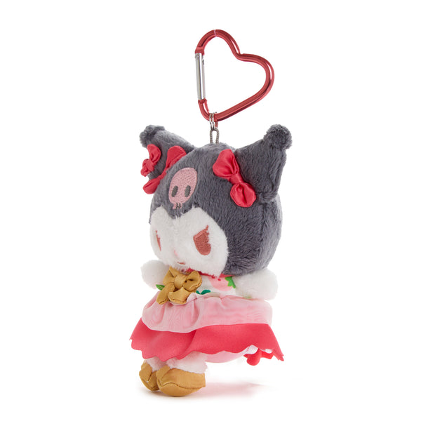 Kuromi Plush Mascot Keychain (Strawberry News 50th Anniversary)