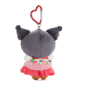 Kuromi Plush Mascot Keychain (Strawberry News 50th Anniversary) Accessory Global Original