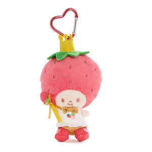 Strawberry King Plush Mascot Keychain (Strawberry News 50th Anniversary) Accessory Global Original