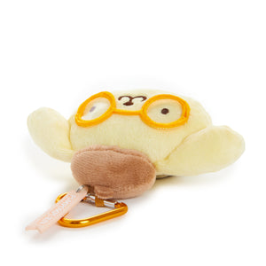 Pompompurin Plush Mascot Keychain (Glasses Series) Plush Global Original