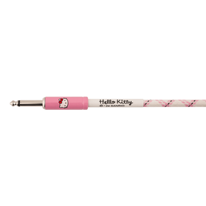 Hello Kitty x Fender White/Pink Woven Cable Home FENDER