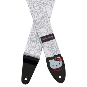 Hello Kitty x Fender White Poly Strap Home FENDER