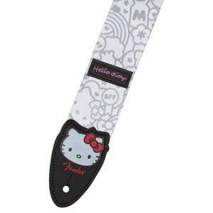 Hello Kitty x Fender White Poly Strap Home FENDER