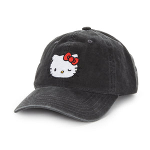 Hello Kitty Retro Pigment Wash Cap (Black) Accessory CONCEPT 1