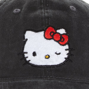Hello Kitty Retro Pigment Wash Cap (Black) Accessory CONCEPT 1
