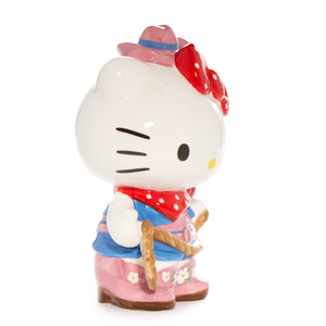 Hello Kitty Cowgirl Ceramic Bank Home Goods Blue Sky Clayworks