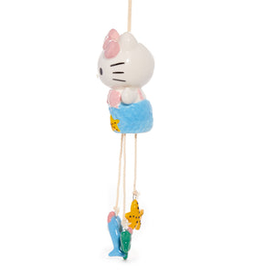 Hello Kitty Mermaid Wind Chime Home Goods Blue Sky Clayworks