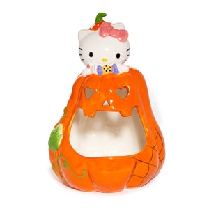 Hello Kitty Big Mouth Pumpkin Ceramic Candy Bowl Home Goods Blue Sky Clayworks