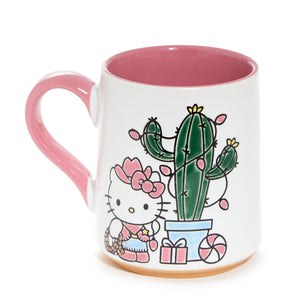 Hello Kitty Western Holiday Ceramic Mug Gift Set (Set of 2) Home Goods Blue Sky Clayworks
