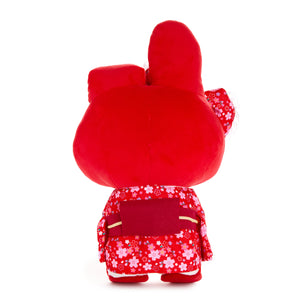 My Melody 14" Red Standing Plush (Spring Kimono Series) Plush NAKAJIMA CORPORATION