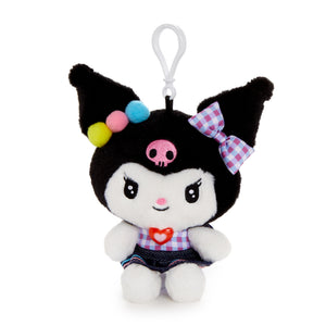 Kuromi Mascot Clip (Retro Denim Series) Accessory NAKAJIMA CORPORATION