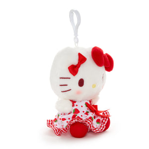 Hello Kitty Mascot Clip (Strawberry Fields Series) Plush NAKAJIMA CORPORATION