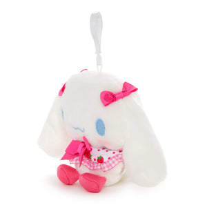 Cinnamoroll Mascot Clip (Strawberry Fields Series) Plush NAKAJIMA CORPORATION