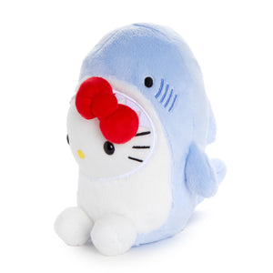 Hello Kitty Reef Blue Bean Doll Plush (Shark Series) Plush NAKAJIMA CORPORATION