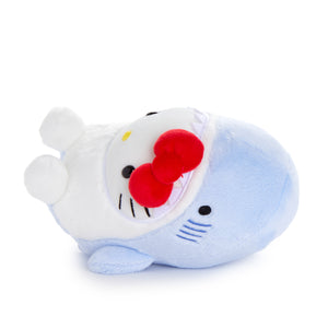Hello Kitty Reef Blue Bean Doll Plush (Shark Series) Plush NAKAJIMA CORPORATION