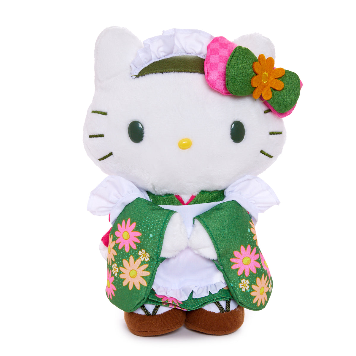 Hello Kitty 10&quot; Standing Plush (Matcha Sweets Series) Plush NAKAJIMA CORPORATION   