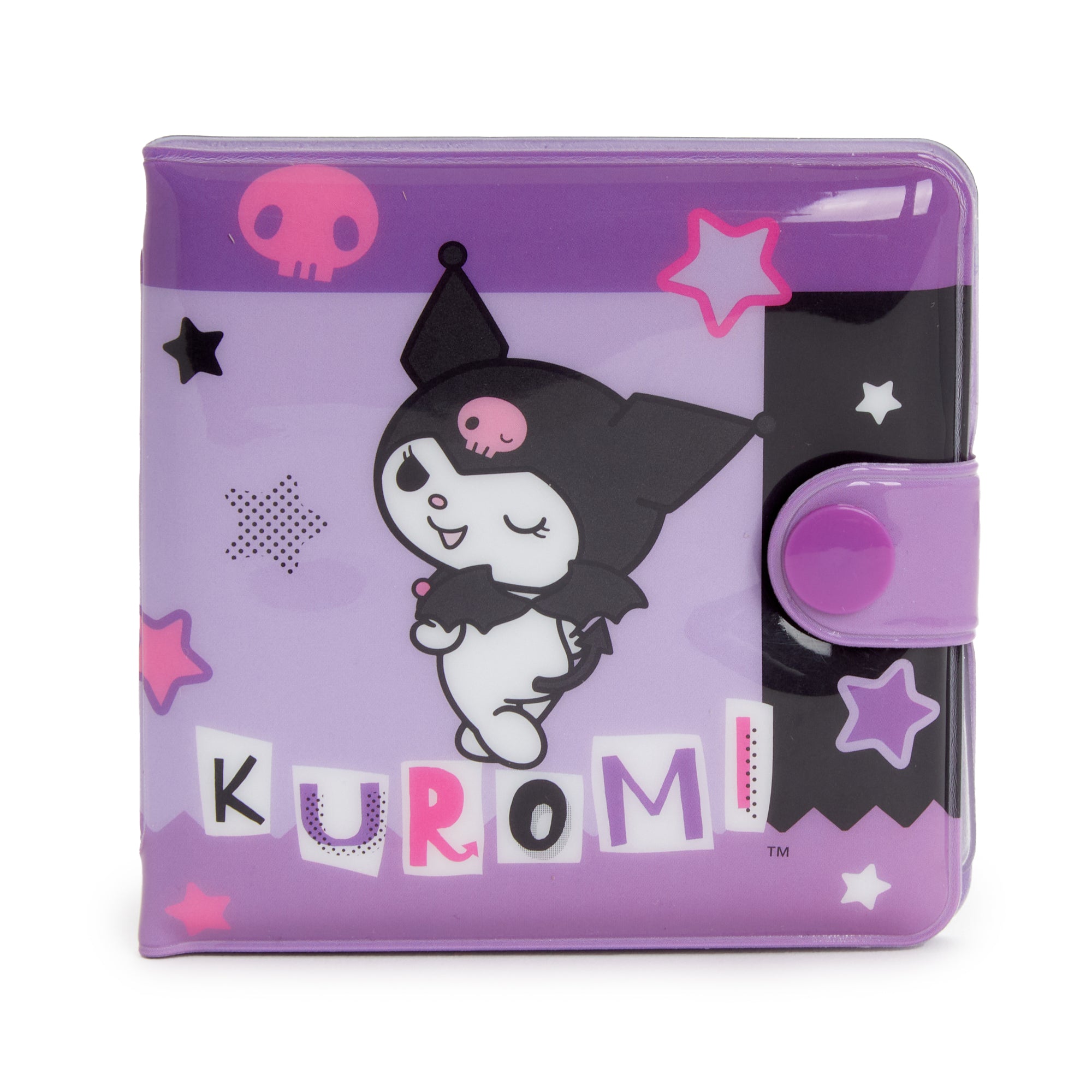 Kuromi Vinyl Snap Wallet Bags HUNET GLOBAL CREATIONS INC   