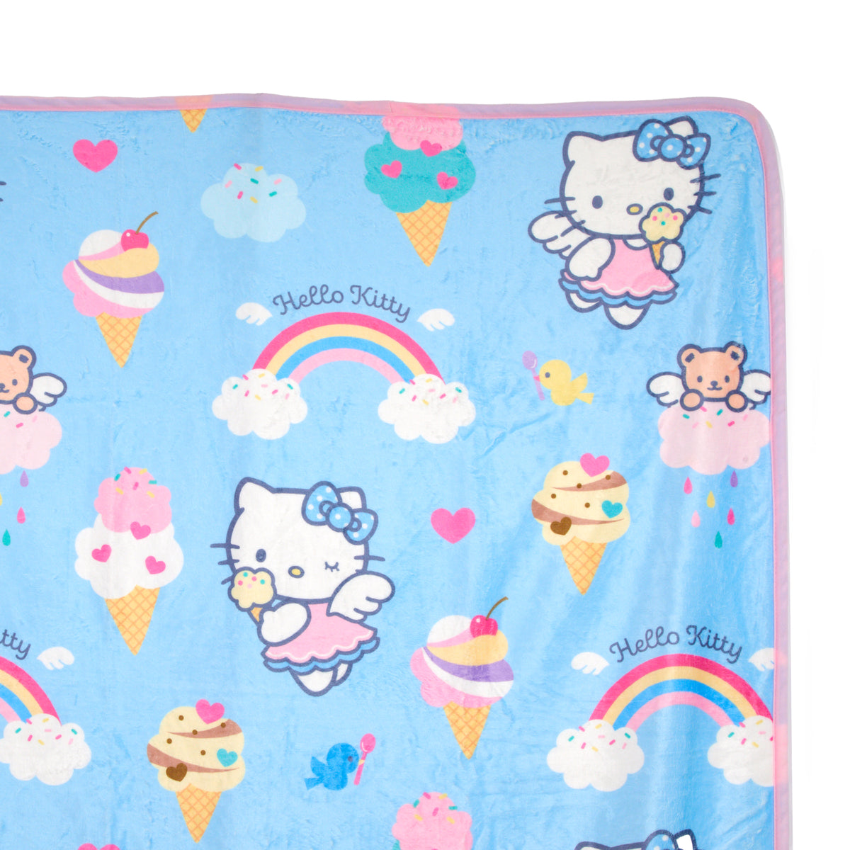 Hello Kitty Throw Blanket (Ice Cream Dream Series) Home Goods NAKAJIMA CORPORATION   