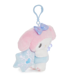 My Melody Plush Mascot Clip (Snow Angel Series) Plush NAKAJIMA CORPORATION