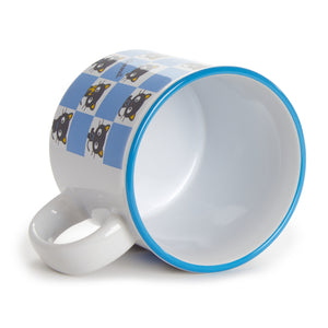 Chococat Checkered Ceramic Mug Home Goods Silver Buffalo LLC   