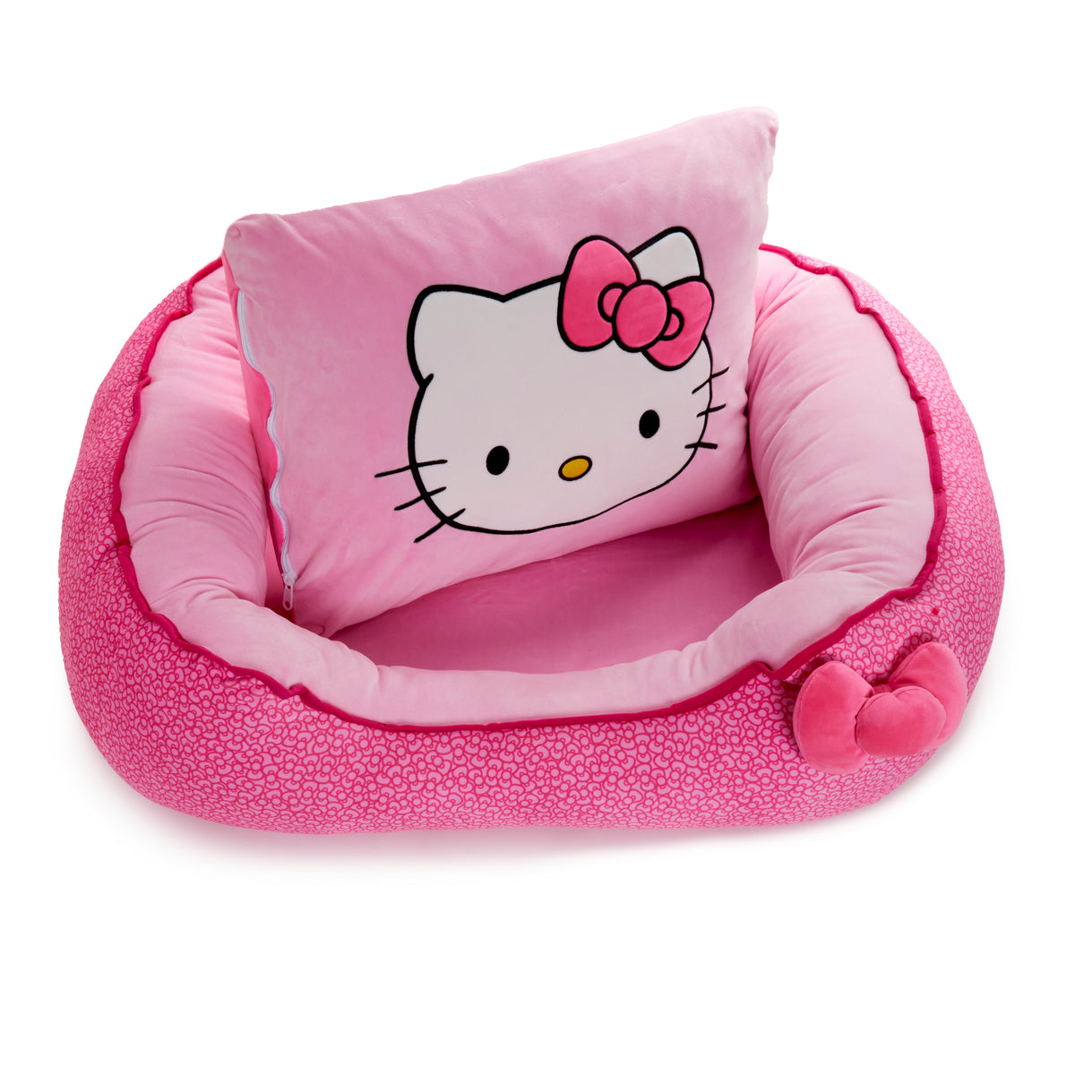 Hello Kitty Pink Pet Bolster Bed (Large) Home Goods Jazwares LLC   