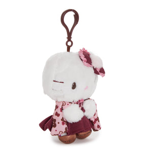 Hello Kitty Plush Mascot Clip (Hakama Series) Accessory NAKAJIMA CORPORATION