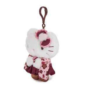 Hello Kitty Plush Mascot Clip (Hakama Series) Accessory NAKAJIMA CORPORATION