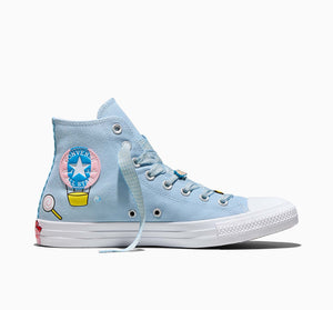 Converse x Cinnamoroll Chuck Taylor All Star Hi-Top Sneaker (Adult - Light Blue) Shoes CONVERSE