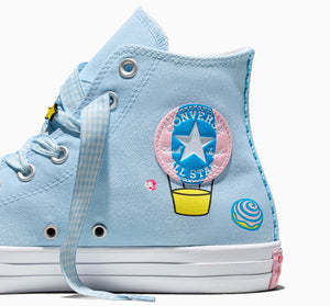 Converse x Cinnamoroll Chuck Taylor All Star Hi-Top Sneaker (Adult - Light Blue) Shoes CONVERSE