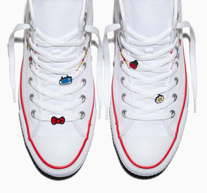 Converse x Hello Kitty Chuck Taylor All Star Charmed Hi-Top Sneaker (Adult - White) Shoes CONVERSE